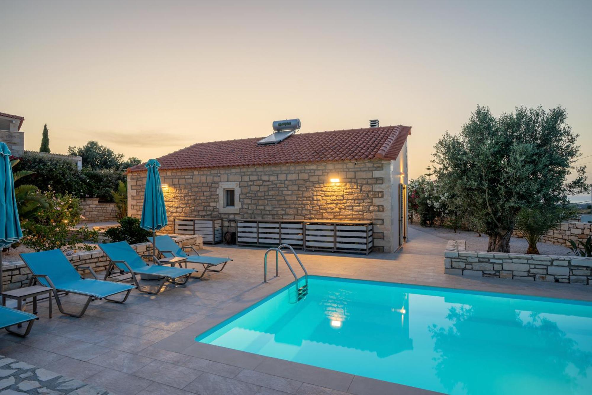 Villa Vasiliki Private Pool Erfoi Exterior foto